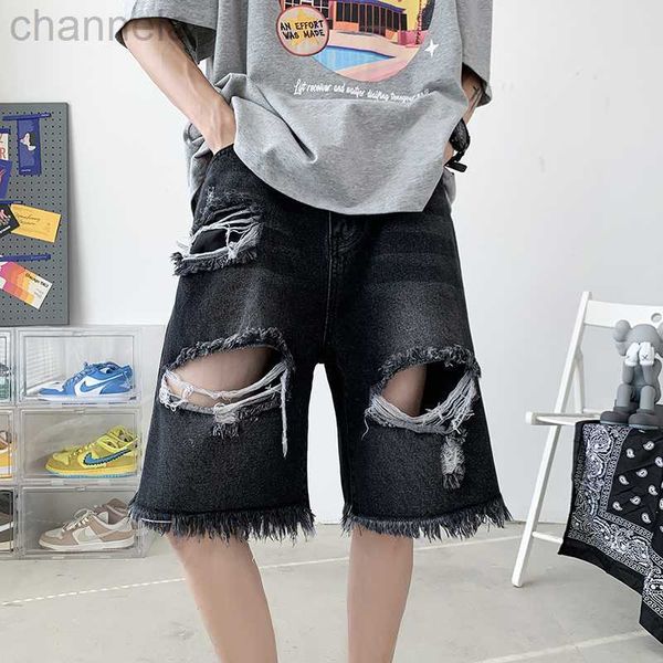 men's shorts summer hole denim fashion retro blue black s streetwear hip hop loose ripped jeans s-2xl, White;black
men's shorts summer hole denim fashion retro blue black s streetwear hip hop loose ripped jeans s-2xl, White;black