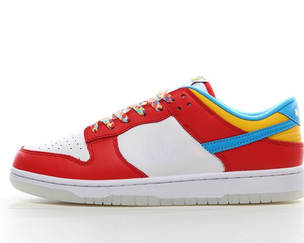 duks low fruity pebbles casual shoes white red blue running shoe outdoor sports sneakers with box, Black
duks low fruity pebbles casual shoes white red blue running shoe outdoor sports sneakers with box, Black