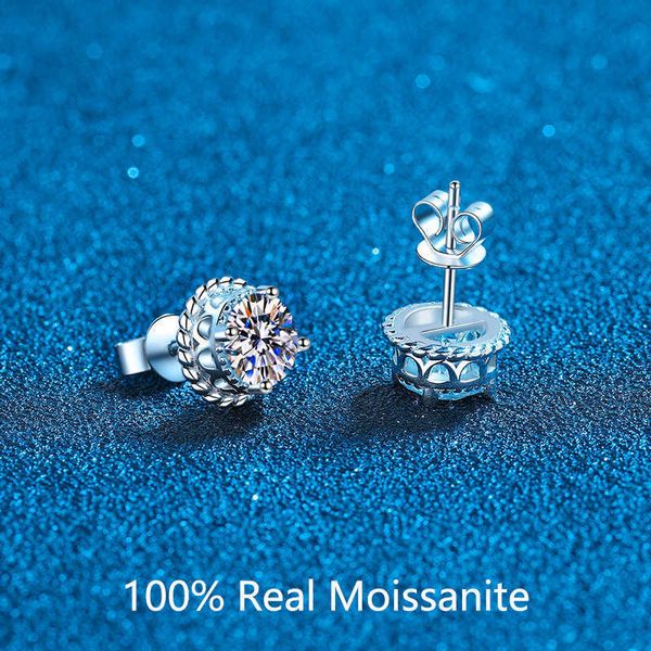 stud 1-2ct moissanite stud earrings d color 925 sterling silver 14k gold plated round diamond ear studs for women men gift jewelry p230411, Golden;silver
stud 1-2ct moissanite stud earrings d color 925 sterling silver 14k gold plated round diamond ear studs for women men gift jewelry p230411, Golden;silver