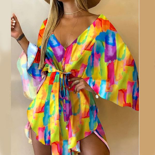 casual dresses summer beach elegant women dresses v neck lace-up floral print mini dress casual flared sleeves ladies party dress 230413, Black;gray
casual dresses summer beach elegant women dresses v neck lace-up floral print mini dress casual flared sleeves ladies party dress 230413, Black;gray