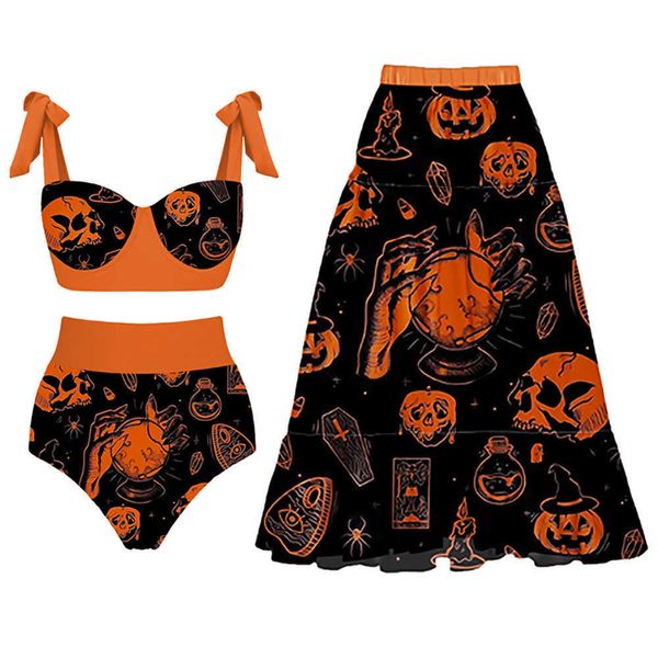 halloween print backless bikini trend slim swimwear fashion funny high waist split push up beach skirt 2022 women230413, White;black
halloween print backless bikini trend slim swimwear fashion funny high waist split push up beach skirt 2022 women230413, White;black