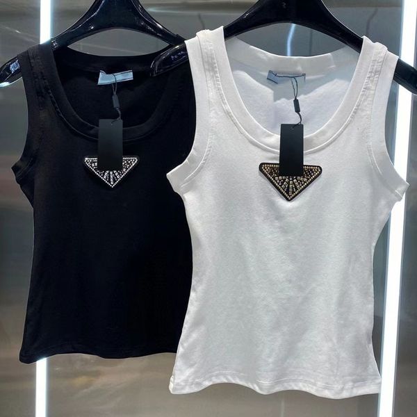 designer shirt women tshirt 2023 womens clothes tees vest woman round neck pullover new triangle diamond slim fit fashion tank women's, White
designer shirt women tshirt 2023 womens clothes tees vest woman round neck pullover new triangle diamond slim fit fashion tank women's, White