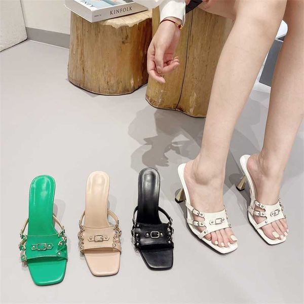 high heel slippers for women 2023 summer new product versatile comtable and fashionable commuter liu nail cool, Black
high heel slippers for women 2023 summer new product versatile comtable and fashionable commuter liu nail cool, Black