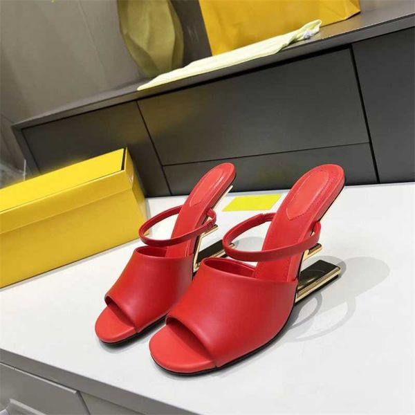 new fashion shaped heel slippers for women's open toe fishing mouth shoes high lazy people with one step metal, Black
new fashion shaped heel slippers for women's open toe fishing mouth shoes high lazy people with one step metal, Black