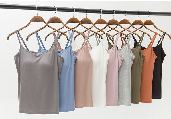 camisoles tanks women tank lingerie female camis sleeveless vest underwear knitted tee summer tanks padded camisole 230413, Black;white
camisoles tanks women tank lingerie female camis sleeveless vest underwear knitted tee summer tanks padded camisole 230413, Black;white