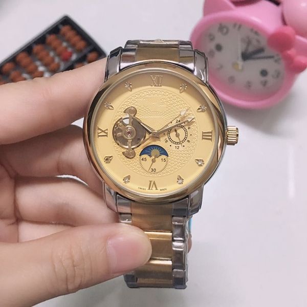 longin wristwatches for men 2023 new mens watches 42mm tourbillon automatic mechanical watch luxury brand steel strap moon phase men fashion, Slivery;golden
longin wristwatches for men 2023 new mens watches 42mm tourbillon automatic mechanical watch luxury brand steel strap moon phase men fashion, Slivery;golden