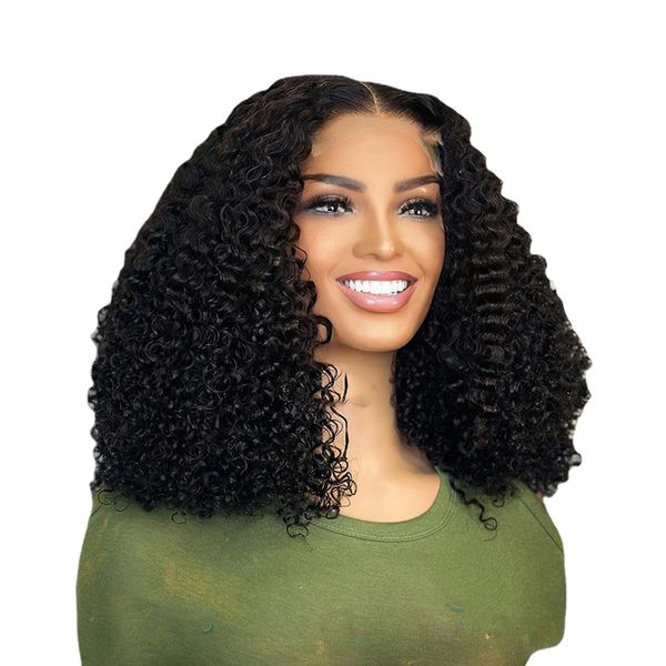lace front wigs for women babyhair soft short bob natural black kinky curly 180% density transparent preplucked glueless daily, Black;brown
lace front wigs for women babyhair soft short bob natural black kinky curly 180% density transparent preplucked glueless daily, Black;brown