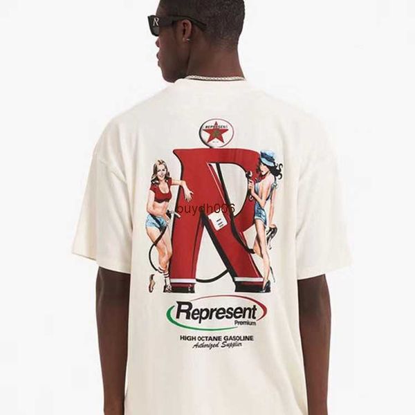 men's and women's summer fashion t shirt high street brand rep representative gas station girl short sleeve casual loose summer ro, White;black
men's and women's summer fashion t shirt high street brand rep representative gas station girl short sleeve casual loose summer ro, White;black