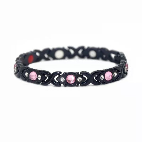 charm bracelet designer bracelet energy magnet bracelet with diamonds detachable gift, Black
charm bracelet designer bracelet energy magnet bracelet with diamonds detachable gift, Black