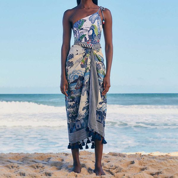 blue printed shoulder strap bikini set slim one body chiffon fringe blouse elegant retro beachwear backless chic swimsuit230413, White;black
blue printed shoulder strap bikini set slim one body chiffon fringe blouse elegant retro beachwear backless chic swimsuit230413, White;black