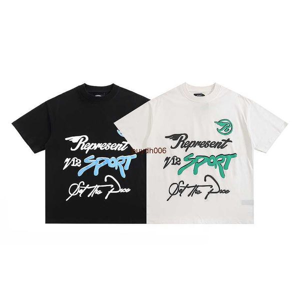 men's and women's summer fashion t shirt high street brand rep representative american loose solid foam slogan letter short sleeve, White;black
men's and women's summer fashion t shirt high street brand rep representative american loose solid foam slogan letter short sleeve, White;black
