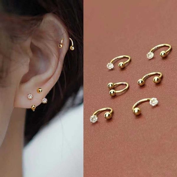 stud 2 pcs stainless steel tragus piercing helix studs earrings for women crystal cz hoop nose ring septum piercing jewelry 2023 p230411, Golden;silver
stud 2 pcs stainless steel tragus piercing helix studs earrings for women crystal cz hoop nose ring septum piercing jewelry 2023 p230411, Golden;silver