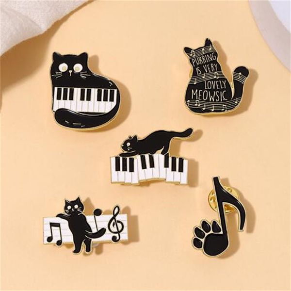 european and american fashion pins brooches cartoon cute black cat piano notes alloy brooch clothing bag coat decoration buckle badge ae666, Gray
european and american fashion pins brooches cartoon cute black cat piano notes alloy brooch clothing bag coat decoration buckle badge ae666, Gray