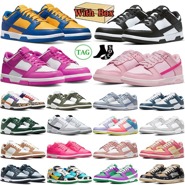 with box low running shoes for men women panda pink gai active fuchsia blue iridescent medium curry white black mens trainers outdoor sports
with box low running shoes for men women panda pink gai active fuchsia blue iridescent medium curry white black mens trainers outdoor sports