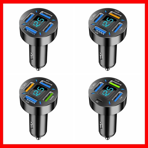 4 ports 66w usb car charger fast charging qucik charge 3.0 qc3.0 pd 20w type c car usb charger for iphone xiaomi samsung car-charge car-char
4 ports 66w usb car charger fast charging qucik charge 3.0 qc3.0 pd 20w type c car usb charger for iphone xiaomi samsung car-charge car-char