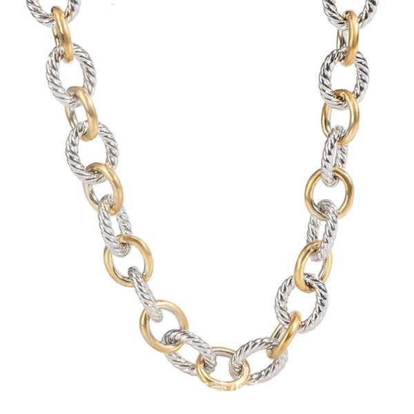 DY Necklace Jewelry classic designer luxury top accessories Oval Link Necklaces is popular in 18 inches DY Jewelry Accessories quality Christmas gift jewellery
DY Necklace Jewelry classic designer luxury top accessories Oval Link Necklaces is popular in 18 inches DY Jewelry Accessories quality Christmas gift jewellery