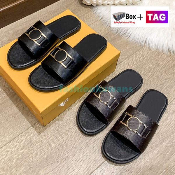 with box sandals womens fashion flat mule slide sandal lazy classic women luxury slippers outdoor beach size 35-40, Black
with box sandals womens fashion flat mule slide sandal lazy classic women luxury slippers outdoor beach size 35-40, Black