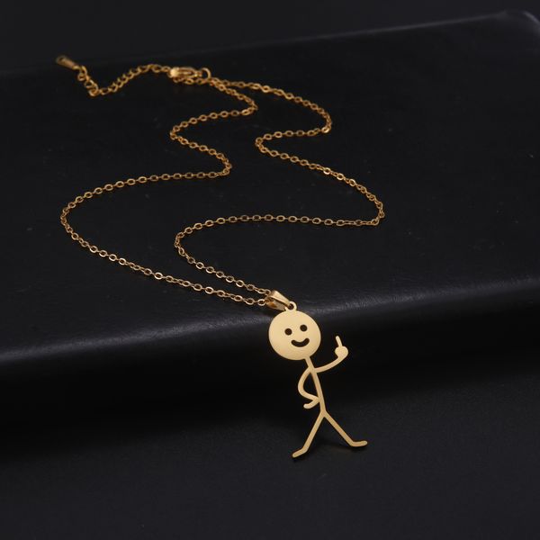 10pcs cool arm akimbo middle finger guy necklace disdain image stainless steel hand on hip man figure charm chain necklaces gifts for boys/g, Silver
10pcs cool arm akimbo middle finger guy necklace disdain image stainless steel hand on hip man figure charm chain necklaces gifts for boys/g, Silver