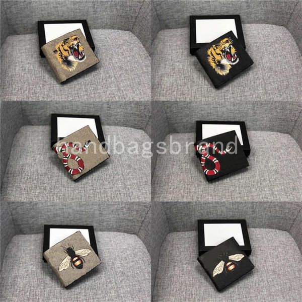 luxurys designers men animal short wallet leather black snake tiger bee wallets women short style purse wallet card holders with g2456, Red;black
luxurys designers men animal short wallet leather black snake tiger bee wallets women short style purse wallet card holders with g2456, Red;black