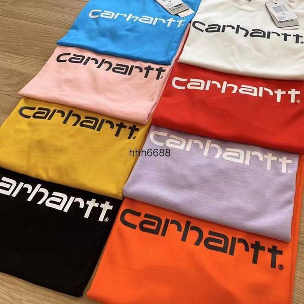 284y 2023 men's and women's fashion t shirt tooling high street brand carhart classic summer boys' loose round neck trendy sh, White;black
284y 2023 men's and women's fashion t shirt tooling high street brand carhart classic summer boys' loose round neck trendy sh, White;black