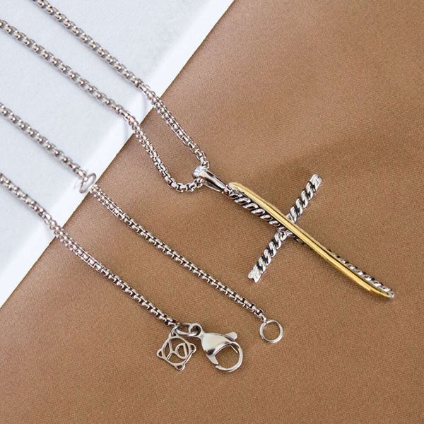 DY Necklace Jewelry classic designer luxury top accessories Cross Necklaces Popular Button Line Pendant Jewelry Stainless Steel Chain DY Jewelry Accessories gift
DY Necklace Jewelry classic designer luxury top accessories Cross Necklaces Popular Button Line Pendant Jewelry Stainless Steel Chain DY Jewelry Accessories gift