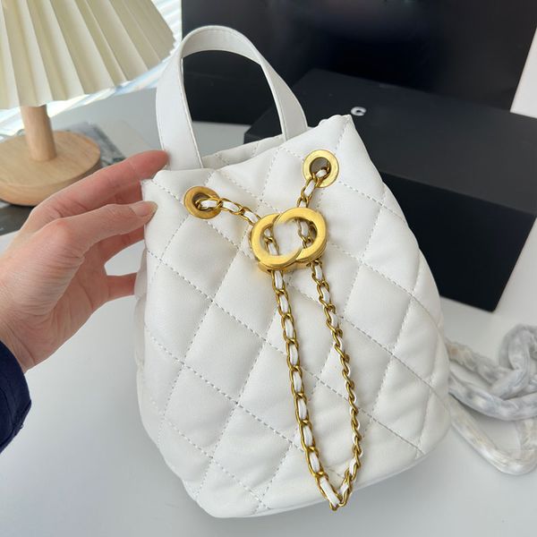 22s woman backpack style designer mini bucket bag drawstring with handle gold hardware two-tone matelasse chain card holder duffle bags high
22s woman backpack style designer mini bucket bag drawstring with handle gold hardware two-tone matelasse chain card holder duffle bags high