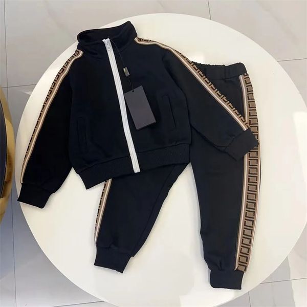 Kids girls boys fashion 2 pcs sets black letter sport tracuit designer casual autumn loose zipper outfit for baby children girl boy clothes, Same as image
Kids girls boys fashion 2 pcs sets black letter sport tracuit designer casual autumn loose zipper outfit for baby children girl boy clothes, Same as image