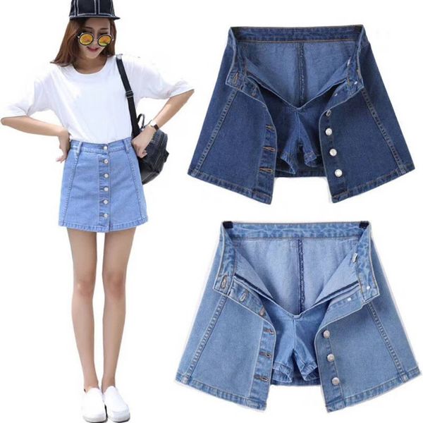 skirts summer women denim shorts skirt fashion slim high waist skirt trousers woman vintage single-breasted a-line mini jean skirts 230413, Black
skirts summer women denim shorts skirt fashion slim high waist skirt trousers woman vintage single-breasted a-line mini jean skirts 230413, Black