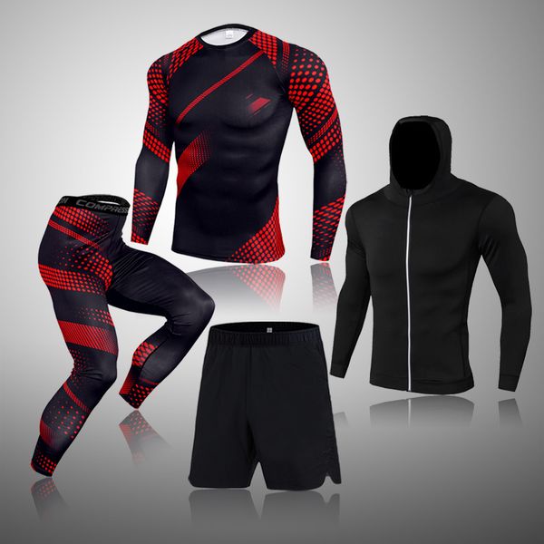 men's tracksuits men sportswear compression suits quick dry running sets clothing joggers training gym fitness 230412, Gray
men's tracksuits men sportswear compression suits quick dry running sets clothing joggers training gym fitness 230412, Gray