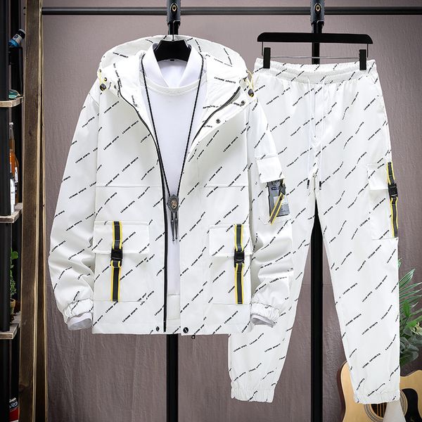 men's tracksuits men tracksuit casual hoodies sets autumn male jacketspants two piece hip hop streetwear sports suit patchwork 230412, Gray
men's tracksuits men tracksuit casual hoodies sets autumn male jacketspants two piece hip hop streetwear sports suit patchwork 230412, Gray
