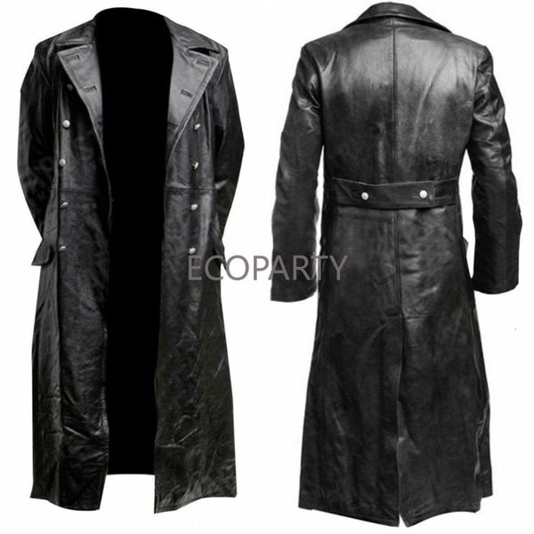men's trench coats classic german world war ii military uniform officers black leather medieval 230413, Tan;black
men's trench coats classic german world war ii military uniform officers black leather medieval 230413, Tan;black