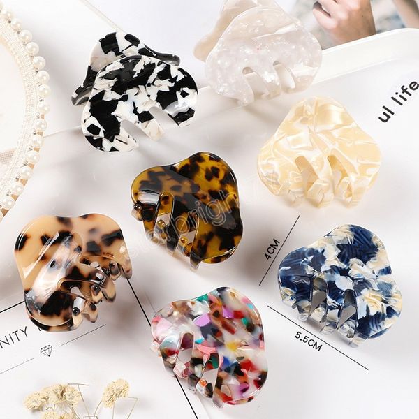 5.5cm vintage hair clip womens simple geometry acetate hair claw hairclips for women girls hair accessories, Slivery;white
5.5cm vintage hair clip womens simple geometry acetate hair claw hairclips for women girls hair accessories, Slivery;white