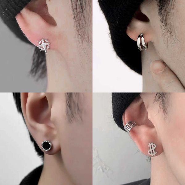 stud mens punk men women small hoop earrings hypoallergenic silver color round stud earrings jewelry pendientes mujer p230411, Golden;silver
stud mens punk men women small hoop earrings hypoallergenic silver color round stud earrings jewelry pendientes mujer p230411, Golden;silver