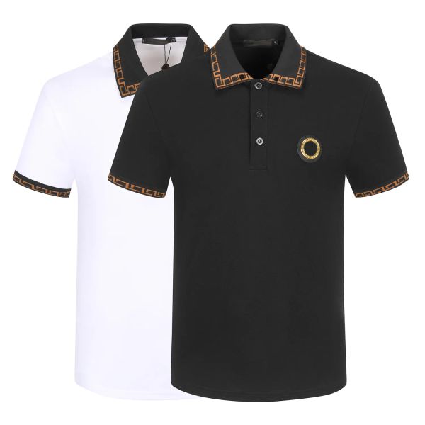 aa2023 men's polos designer monclair polos tshirt women fashion embroidery badge business solid polo shirts casual chest letter t shirt, White;black
aa2023 men's polos designer monclair polos tshirt women fashion embroidery badge business solid polo shirts casual chest letter t shirt, White;black