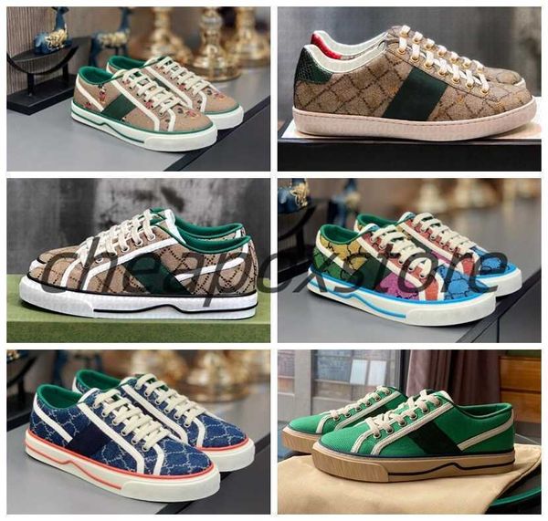 tennis 1977 casual shoes luxurys womens shoe italy green and red web stripe rubber sole stretch cotton low mens sneakers zhyg, Black
tennis 1977 casual shoes luxurys womens shoe italy green and red web stripe rubber sole stretch cotton low mens sneakers zhyg, Black
