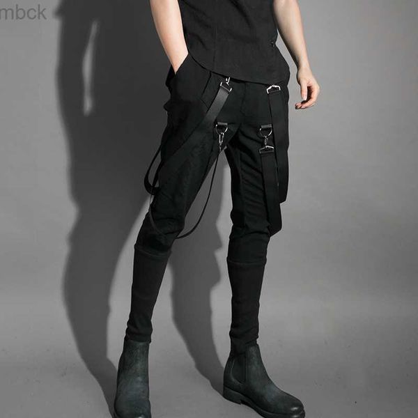 men's pants men multi pockets hip hop punk harem pants ribbons street wear man casual joggers elastic waist cargo trousers techwear, Black
men's pants men multi pockets hip hop punk harem pants ribbons street wear man casual joggers elastic waist cargo trousers techwear, Black