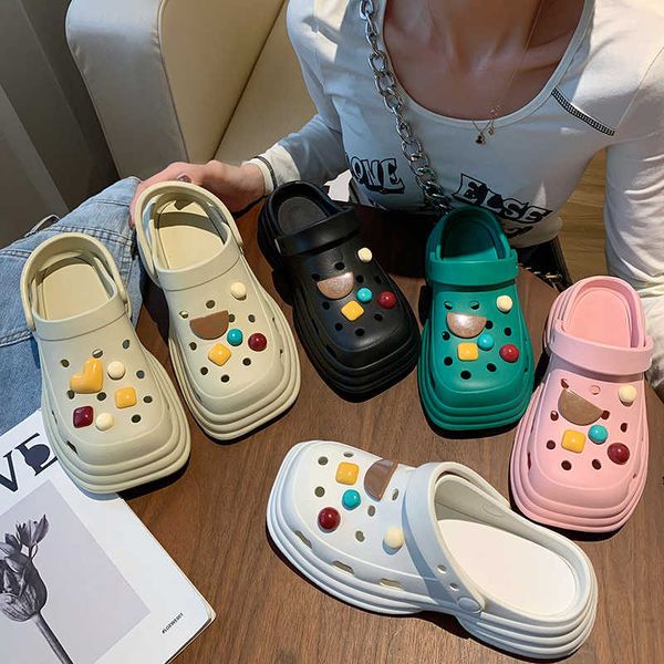 slippers 2023 new fashion women's sandals eva soft sole slippers non-slip diy lovely accessories beach slides toe-wrapped breathable y2, Black
slippers 2023 new fashion women's sandals eva soft sole slippers non-slip diy lovely accessories beach slides toe-wrapped breathable y2, Black