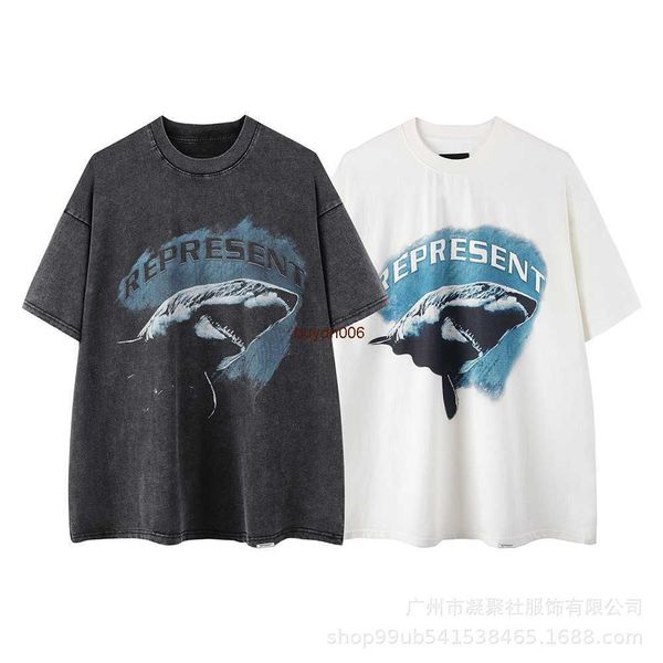 men's and women's summer fashion t shirt high street brand rep representative trendy deep sea shark print washed old loose large s, White;black
men's and women's summer fashion t shirt high street brand rep representative trendy deep sea shark print washed old loose large s, White;black