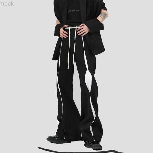men's pants new techwear pants men loose casual patchwear trousers male korean spring autumn spliced streetwear hip hop straight pantal, Black
men's pants new techwear pants men loose casual patchwear trousers male korean spring autumn spliced streetwear hip hop straight pantal, Black