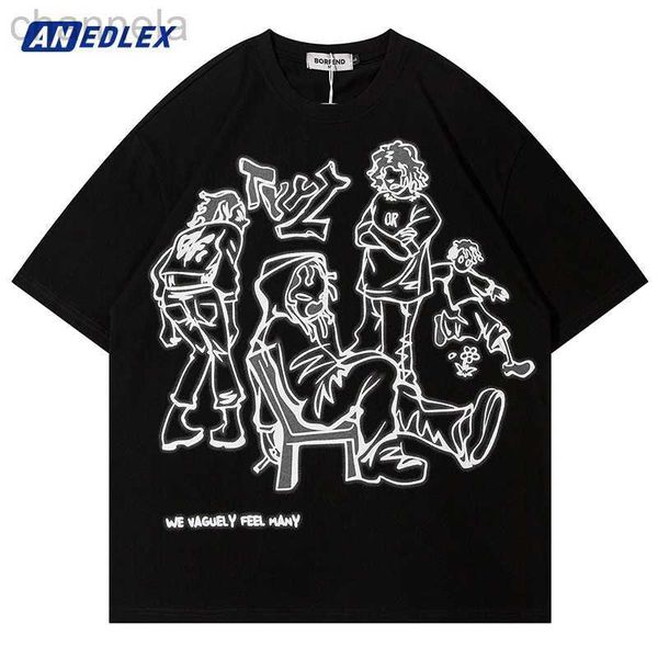 men's t-shirts harajuku streetwear t-shirt japanese funny anime cartoon graphic t shirt 2023 cotton tshirt oversized tees hip hop, White;black
men's t-shirts harajuku streetwear t-shirt japanese funny anime cartoon graphic t shirt 2023 cotton tshirt oversized tees hip hop, White;black