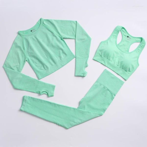 active sets fitness leggings women 3 pieces yoga set long sleeve workout sports bra three ropa para mujeres
active sets fitness leggings women 3 pieces yoga set long sleeve workout sports bra three ropa para mujeres