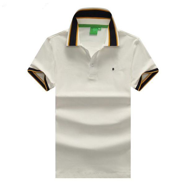 short-sleeved polo shirt men's summer business thin plus fat plus size t-shirt american trend lapel kjds, White;black
short-sleeved polo shirt men's summer business thin plus fat plus size t-shirt american trend lapel kjds, White;black