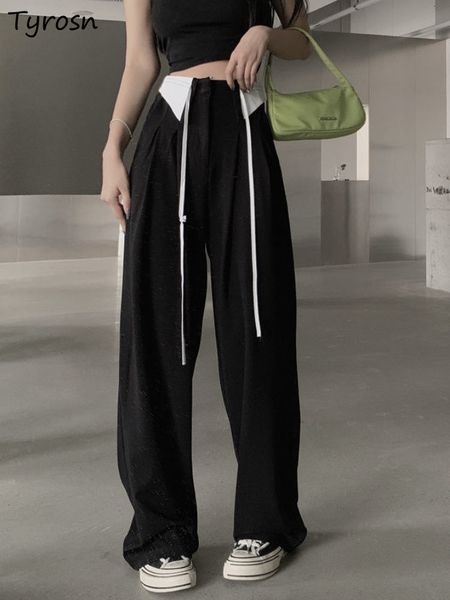 women's pants capris casual pants women design patchwork personality creativity empire all-match summer retro korean style ladies stree, Black;white
women's pants capris casual pants women design patchwork personality creativity empire all-match summer retro korean style ladies stree, Black;white