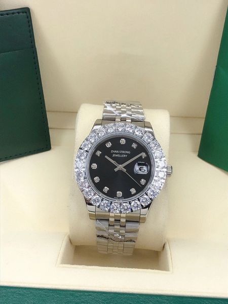 43mm watch for men diamond bezel automatic mechanical movement designer watchs men wristwatches stainless steel strap man wristwatch montre, Slivery;golden
43mm watch for men diamond bezel automatic mechanical movement designer watchs men wristwatches stainless steel strap man wristwatch montre, Slivery;golden