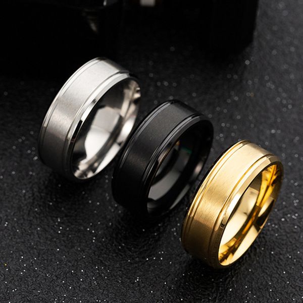 8mm 6mm hiphop 316l stainless steel gold ring for man designer black silver mens rings party south american fashion punk jewelry boyfriend g, Golden;silver
8mm 6mm hiphop 316l stainless steel gold ring for man designer black silver mens rings party south american fashion punk jewelry boyfriend g, Golden;silver