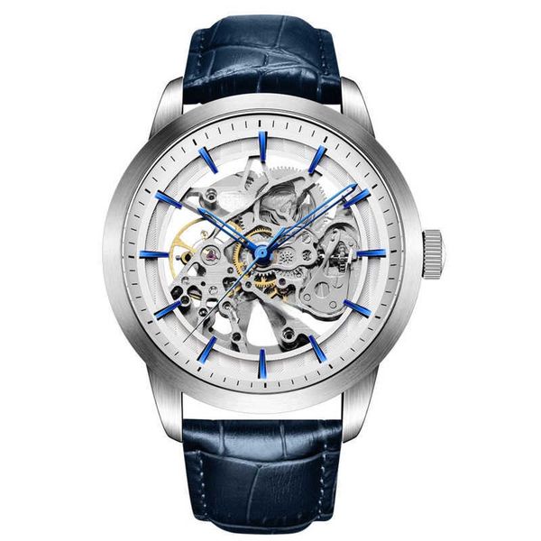 wrist watch brand skeleton hollow leather men's watches luxury mechanical male clock relogio masculino, Slivery;black
wrist watch brand skeleton hollow leather men's watches luxury mechanical male clock relogio masculino, Slivery;black