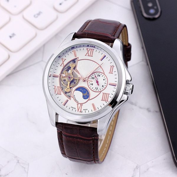 omeg wristwatches for men 2023 new mens watches 42mm tourbillon automatic mechanical watch luxury brand leather strap moon phase men fashion, Slivery;golden
omeg wristwatches for men 2023 new mens watches 42mm tourbillon automatic mechanical watch luxury brand leather strap moon phase men fashion, Slivery;golden