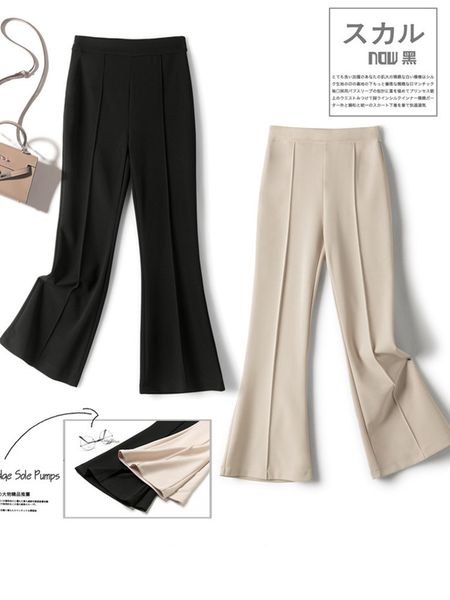 women's pants capris stretch high-waist flared pants women's casual slimming nine-point pants summer women's trousers fashion, Black;white
women's pants capris stretch high-waist flared pants women's casual slimming nine-point pants summer women's trousers fashion, Black;white