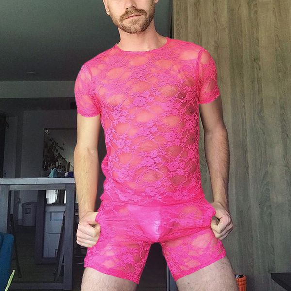 mens tracksuits mens sets leisure loose comfortable homewear short rose red lace perspective short sleeve shorts sets s5xl incerun 230413, Gray
mens tracksuits mens sets leisure loose comfortable homewear short rose red lace perspective short sleeve shorts sets s5xl incerun 230413, Gray