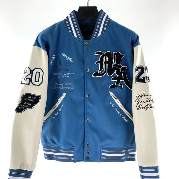 cotton designer jackets bomber mens windbreaker varsity mens baseball hip hop harajuku letter patchwork leather tianma embroidery streetwear, Black;brown
cotton designer jackets bomber mens windbreaker varsity mens baseball hip hop harajuku letter patchwork leather tianma embroidery streetwear, Black;brown
